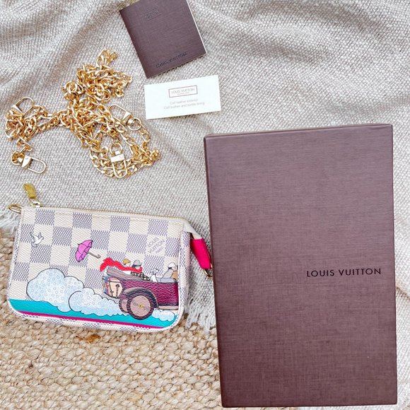 Louis Vuitton 2015 Limited Edition Mini Pochette Azure - Picture 2 of 5